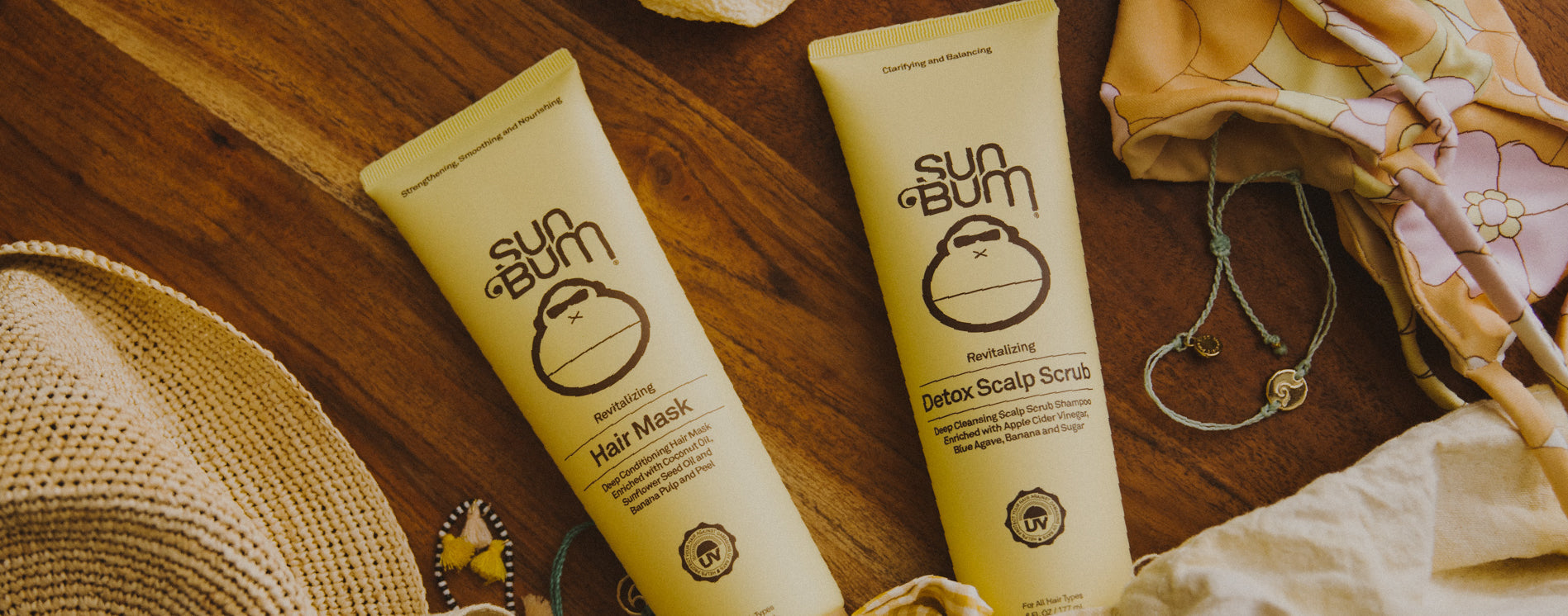 Sun Bum Hair Mask and Detox Scalp Scrub